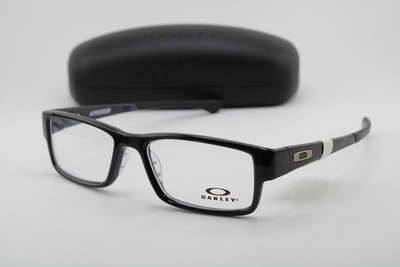 NEW OAKLEY OX8046-0255 AIRDROP BLACK BEIGE RECTANGLE AUTHENTIC EYEGLASSES 55-18