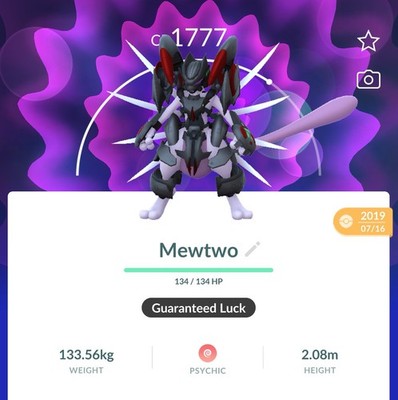 Pokémon Armored Mewtwo 2019 (Guaranteed Luck)| Registered/Ultra Friend (30 days)