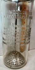 Vintage WESSON OIL MAYONNAISE MAKER Glass & Metal