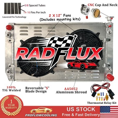 CC622 Radiator+Fans+Shroud Fits 1988-1999 CHEVY TRUCK GMC C/K C1500 C2500 C3500
