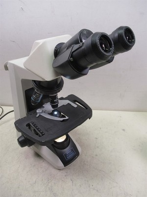Nikon Eclipse E200 Lab Microscope Binocular Head w/ Nikon E-Plan Objectives