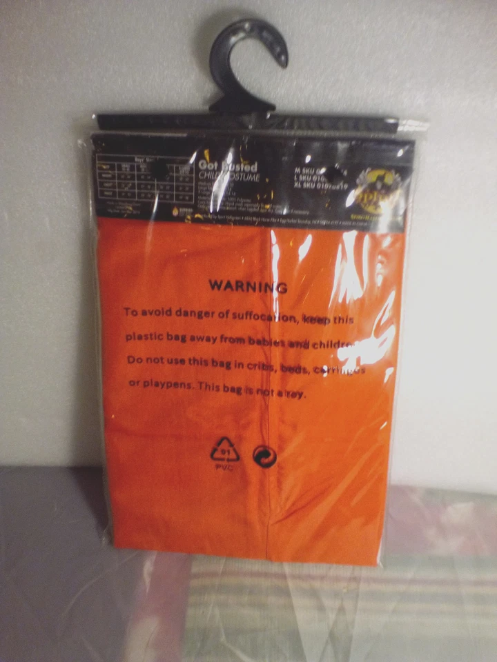 DISFRAZ DE PRISIÓN DE LA CÁRCEL NIÑO ARRESTADO TALLA MEDIANA ¡NUEVO! Foto 2 de 2