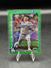 2025 Topps Chrome - River Ryan #18 Green Wave Refractor /99 (RC)