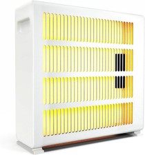 Infrared Panel Heater 500W with Push Button, Low Energy Electric Heater for Home