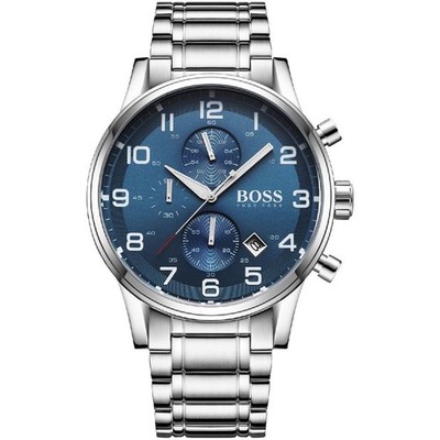 Hugo Boss Aeroliner 1513183 Blue Dial Stainless Steel Men’s Watch Hugo Boss Men main image 3