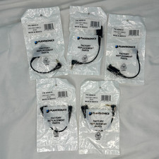 Lot of 5 Plantronics QD to 3.5mm Adapter Cable PL-40845-01 NEW