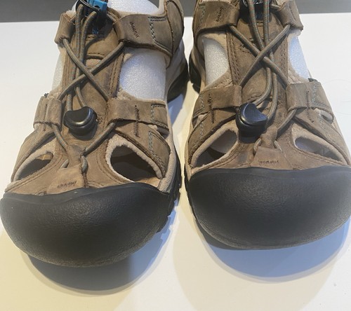 Keen Venice Sport Sandals Womens 9.5 Waterproof Trail Brown Leather Hiking - Picture 2 of 7