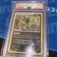 2016 Pokemon Tyranitar Holo XY Fates Collide Prerelease Promo XY130 PSA 8 POP 59 on eBay