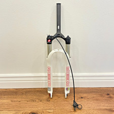 Forcella Rock Shox Reba Carbon World Cup doppia aria 26" 1 1/8 blocco remoto scatola nera