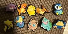 10pc Pokemon Shoe Charms Fit Crocs Shoe Charms Anime Shoe Charms