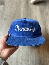 Vintage 80s University Kentucky Wildcats Corduroy SnapBack Hat