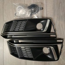 Nebelscheinwerfer Blende Original Chrome glanz NSW Audi A4 B9 2015 S-Line