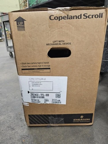 Copeland ZR57KCE-TF5-830, 57500 BTUH Scroll Compressor, R-22, 11.5 EER, 200-230