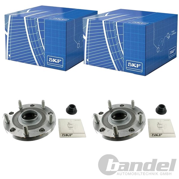 2X SKF RADLAGER-SATZ Hinten Passend FÜR Ford Transit Links+Rechts-image
