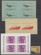 Raumfahrt, Space, Raketenpost - Belege, Vignetten - 4 Scans ca. 1961-1962