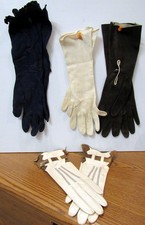 ANTIQUE/VINTAGE LOT OF 4 LADIES GLOVE EZS004436 
