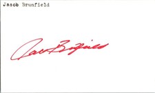1990's Jacob Brumfield- Signed/Autograph/Auto 3x5 Index Card Cincinnati Reds MLB