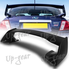 For 08-14 Subaru Impreza WRX Matt Black ABS Sti Style Rear Trunk Spoiler Wing