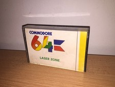 Commodore 64 Game LASER ZONE MIB vintage ITALY image
