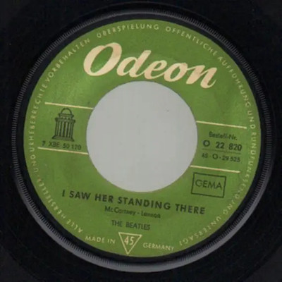 The Beatles Matchbox / I Saw Her Standing There ARTIST SLEEVE Odeon Records