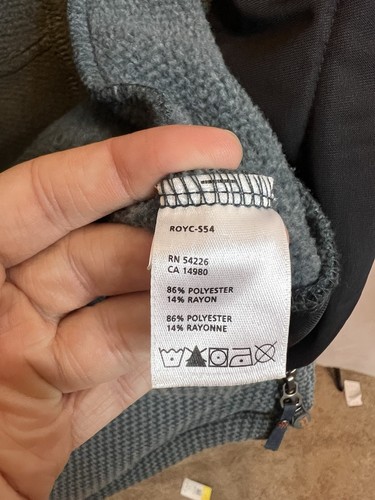 ROYAL ROBBINS Strickjacke Pullover Damen klein salbei durchgehender Reißverschluss Taschen Strick - Bild 3 von 5