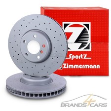 ZIMMERMANN 2x SPORT-BREMSSCHEIBE Ø348 VORNE FÜR BMW 5-ER F10 F11 6-ER F12 7-ER