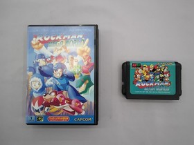 SEGA MEGADRIVE MEGA DRIVE MD ROCKMAN MEGAMAN MEGA WORLD NTSC-J Japanese Boxed