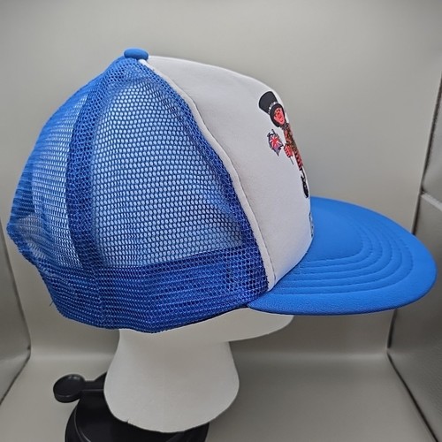 London Souvenir Officer Royal Guard Bobby Blue & White Mesh Back Strapback Hat - Foto 3 di 9