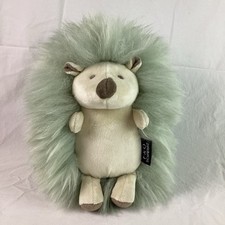 FAO Schwarz Plush Green Hedgehog Stuffed Animal 10"