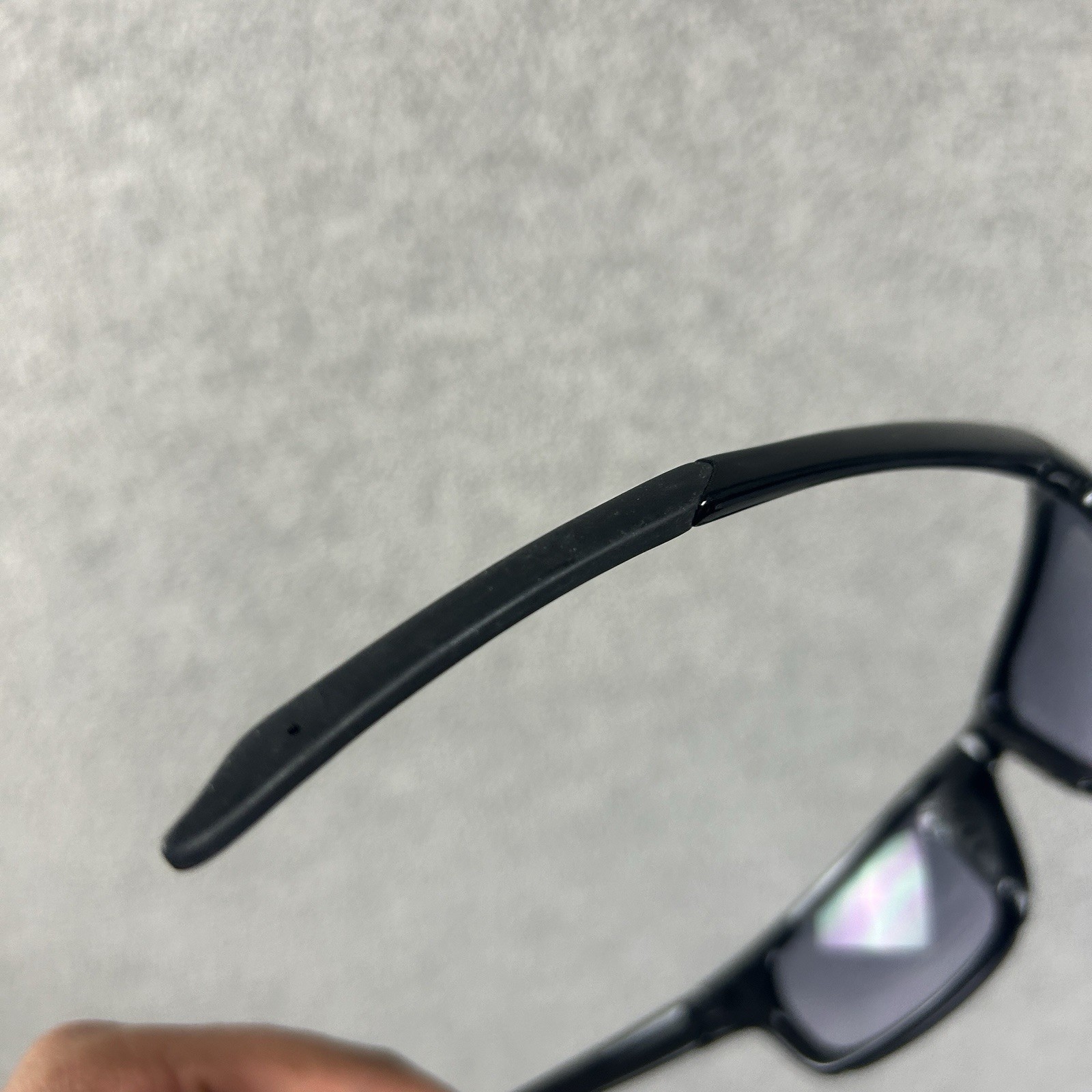 Castro Black Sunglasses Rectangular Wrap Y2K Stre… - image 8