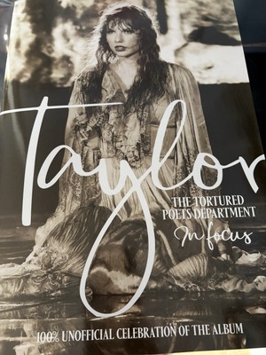 TAYLOR SWIFT TORTURED POETS DEPT IN FOCUS 4XMASSIVE A2 PORTRAITS +14 LUXURY Used