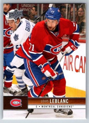 2012-13 Upper Deck Series 1 #95 Louis LeBlanc Montreal Canadiens