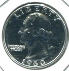 1960 Silver Washington Quarter !!  PROOF !!