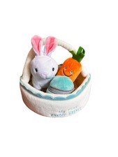 My First Easter Basket Plush Bunny Carrot  Egg Baby NWOT