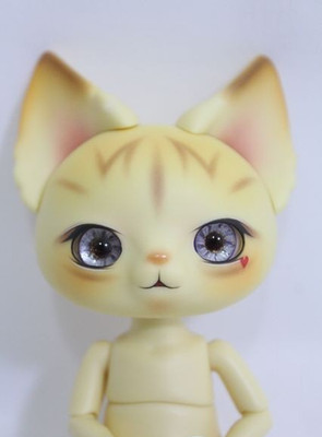 Dear Mine picasso bean CAT Canaria Skin Limited RARE BJD Doll Outfit SET USED