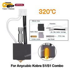 Hotend Kit for Anycubic Kobras1/Kobra S1 Combo 24V50W Ceramic Heater Thermistor