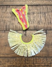 Vtg Barbie Hawaiian Fun Skipper 5942 1990 Hula Skirt Swimsuit