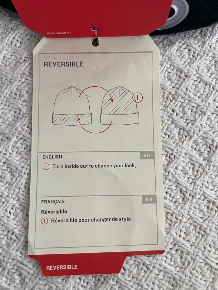 Nuevo con etiquetas Gorro Anders unisex The North Face Youth - Negro/Rojo - M Foto 2 de 4