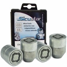 Felgenschlossmutter Kegelbund 60° M12x1,5   für Opel Ampera Astra GTC J Astra H