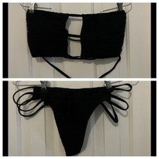 Black Bikini Set Women s Large