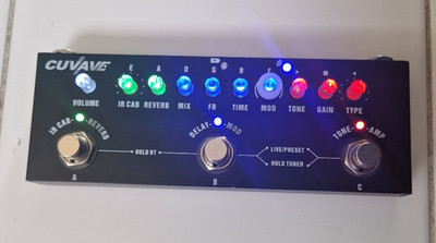 CUVAVE/M-VAVE Cube E-Gitarre effektiver Kombieffekt, 5 Effektbedale in einem