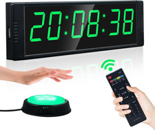 Gym Clock for Home Gym with Start/Stop Button, Interval Timer for Workout, Stopw