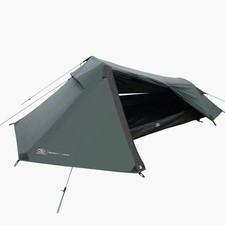 Highlander Blackthorn 1+ Gen2 Solo Backpacking Tent: Scarab Green