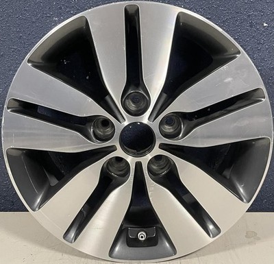 KIA FORTE 13 WHEEL RIM16x6 5 DOUBLE SPOKE MACHINED CHACOAL 74672