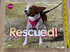 PETA - Rescued! - 2026 Wall Calendar - 16 Months - Darling Animal Photos!
