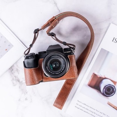 For Fujifilm X-S20 XS20 Camera Bag Leather Dock Case Base Protection Cover Shell