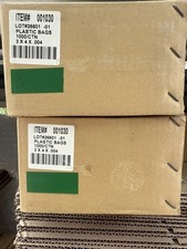 2000 3x4" Clear Poly Bags Lay-Flat Open Top  4-Mil Case LDPE Plastic Packaging