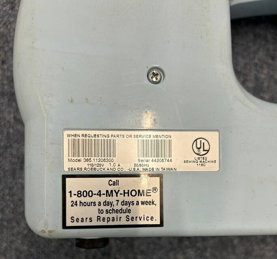 Kenmore Mini Ultra Sewing Machine w/ Foot Petal and Manuals Baby Blue eBay