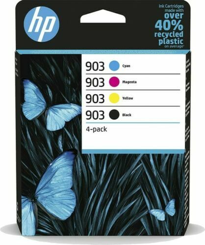MULTIPACK ORIGINALE CARTUCCE HP 903 NERO e COLORE 6ZC73AE STANDARD - Foto 1 di 1
