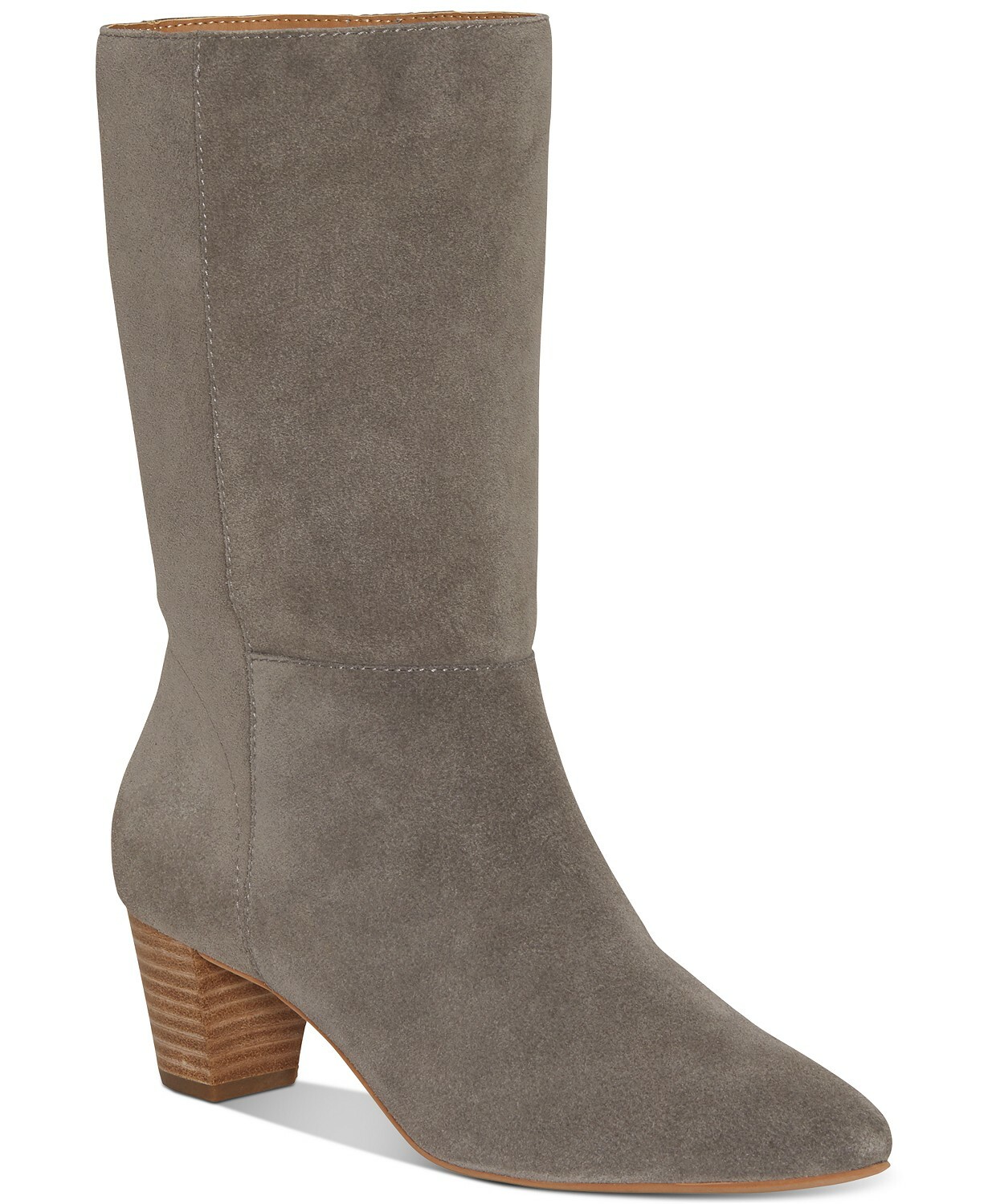 Lucky Brand Women's Zaahira Mid Calf Boot, Titanium